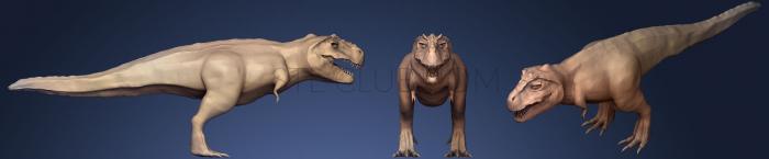 3D model Tiranosaurus (STL)